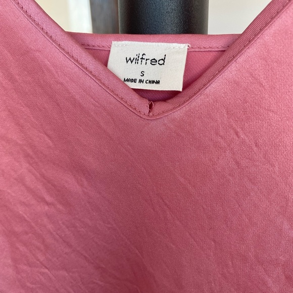Pink midi satin slip dress from Aritzia - Picture 2 of 4